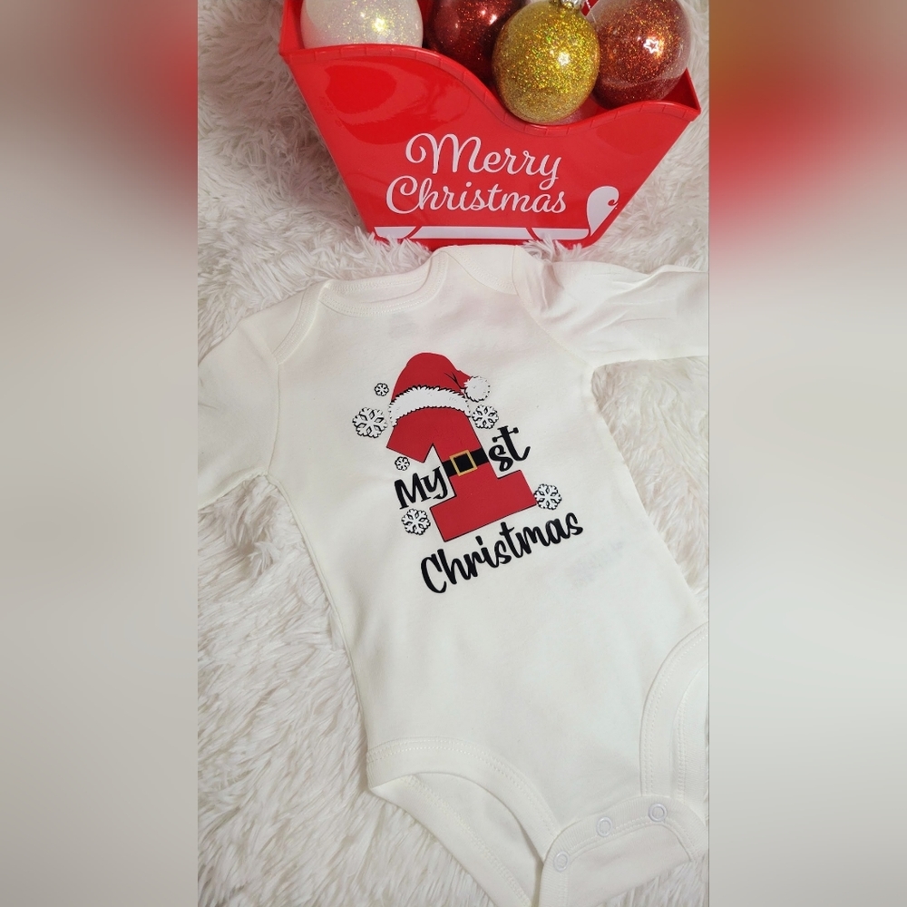 Baby's 1st Christmas onesie